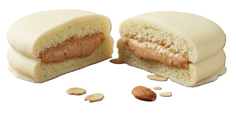 Alfajor Almendras Tostadas Manjar Choc Blanco / Sweet Keto
