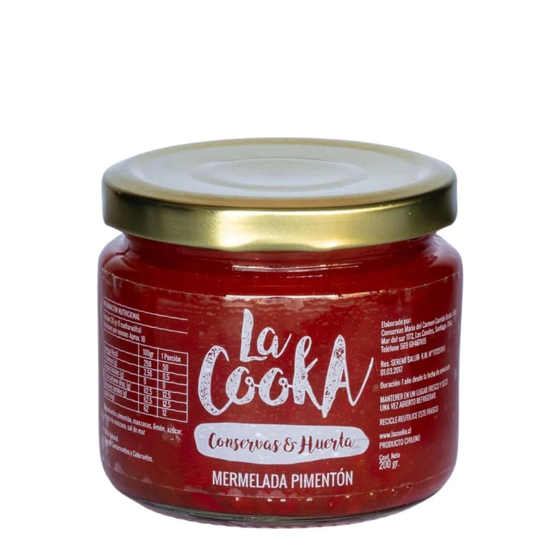 Mermelada de pimentón 200grs / La Cooka