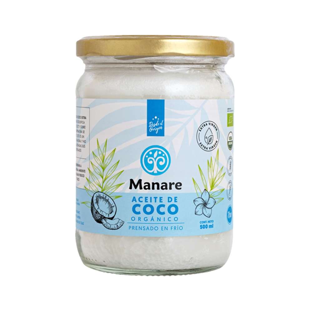 Aceite de coco orgánico extra virgen - 500ml