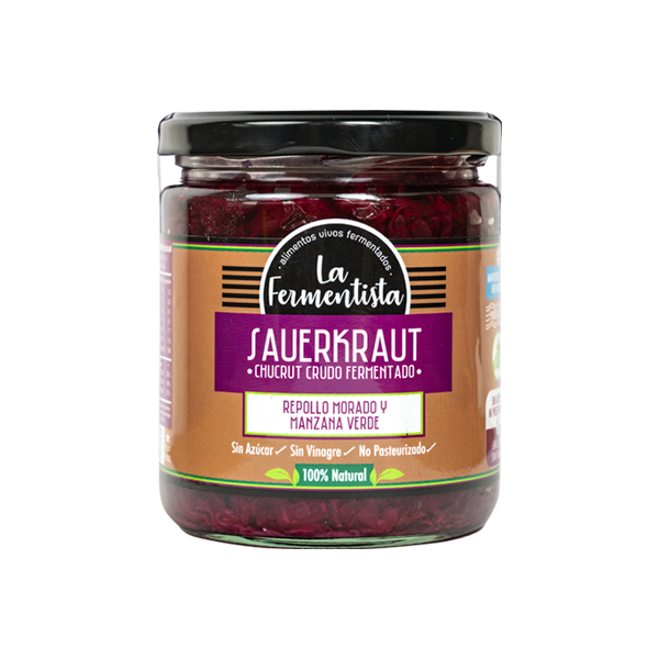 Chucrut Clásico Púrpura 680 g La Fermentista