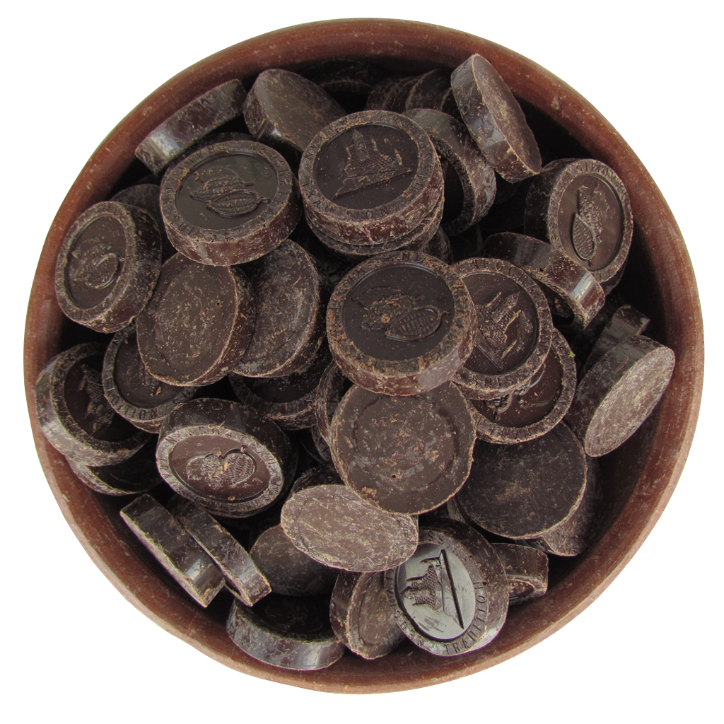 Monedas de Chocolate Bitter 60% Cacao Neucober / 100 grs. – Olivo